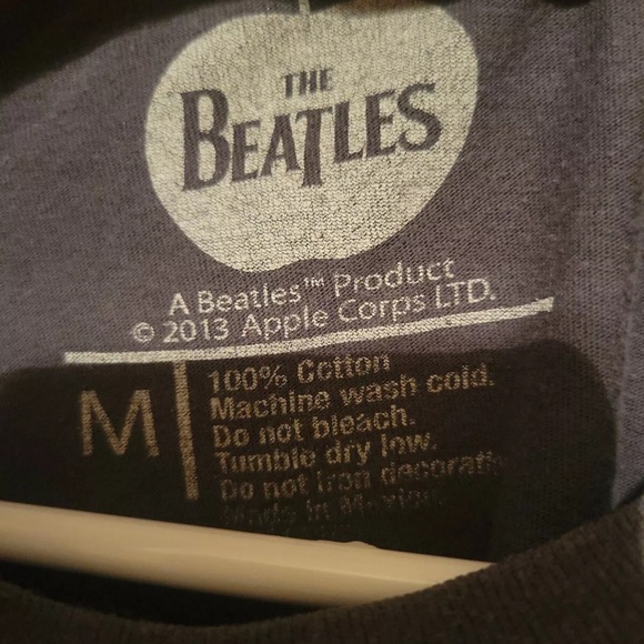 2013 The Beatles "Please Please Me" Number One Single Liverpool Men MEDIUM. - Picture 3 of 4